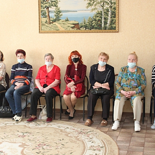 Представитель руководства борского ОВД провел урок «Школы безопасности»  для посетителей социального учреждения 1