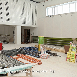 В Кантауровском доме культуры проходит ремонт зрительного зала 3