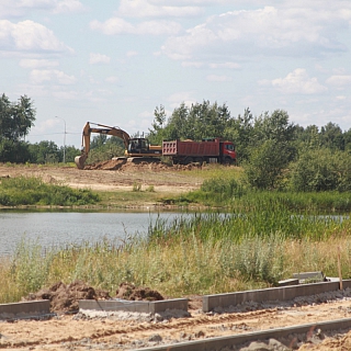 На Юрасовском озере начались работы по благоустройству 4