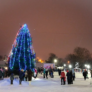 Праздник «Рождественская ёлка» прошёл 7 января на Бору (фото, видео) 8