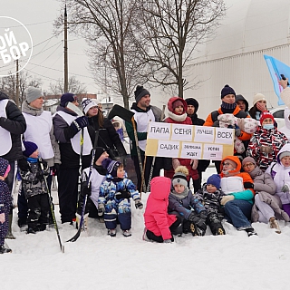 Хоккей в валенках порадовал борчан 1