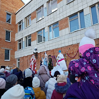 На Бору прошёл областной фестиваль Дед Морозов 1