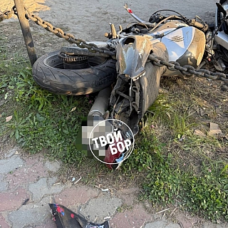 Предварительная информация областного УГИБДД по ДТП с мотоциклистом 1