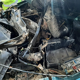 Серьезные повреждения получил автомобиль после съезда в кювет 1