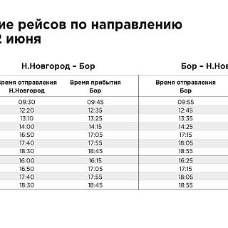 Новое расписание «Валдая» 1