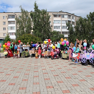 Парад детских колясок прошел на Бору 7 июля 9