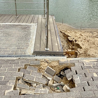 Мухинское после дождя разливается и разваливается 3