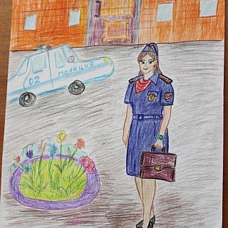 На Бору подведены итоги конкурса рисунка  «Мои родители – сотрудники полиции» 2