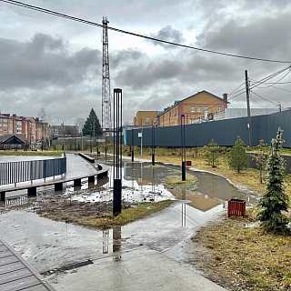 Кажется Мухинское озеро вышло из берегов 1