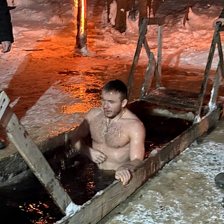 В Большом Пикино прошли Крещенские купания 4