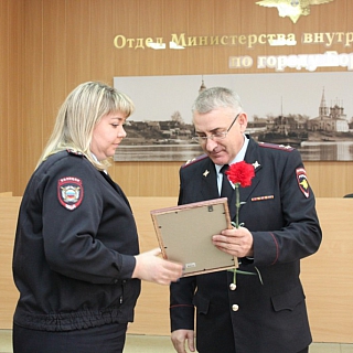 На Бору поздравили участковых уполномоченных полиции 6