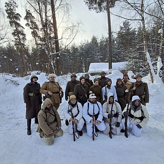 На Моховых горах прошел полевой выход, посвящённый победе Красной Армии в Сталинградской битве 1