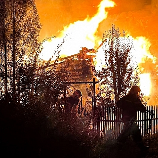 Страшный пожар в Першино 4