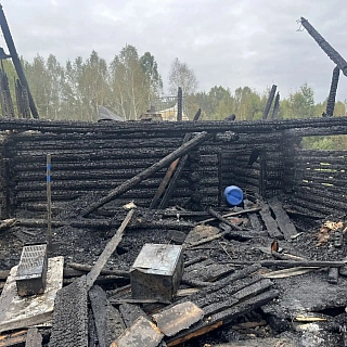 При пожаре в бане в Городищах погиб мужчина 1