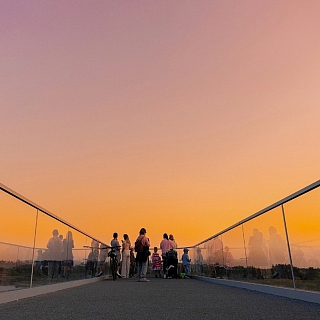 Новый пешеходный мост на Бору, рядом с канатной дорогой 4