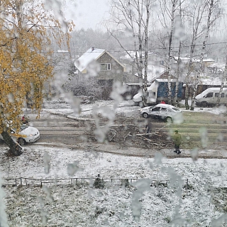 На Бору случился снежный коллапс 5