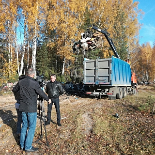 Сотни кубометров "нелегального" мусора вывезут с территории Борского округа 6