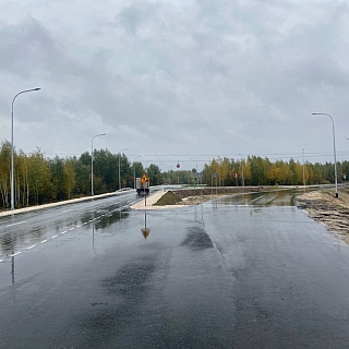 Новая объездная дорога под канатной дорогой открыта 1