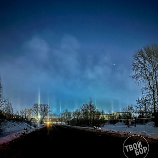 Необычное природное явление удивило жителей Бора 1