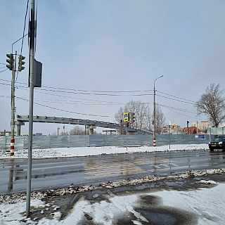 В районе Волгоречья появился новый светофор для пешеходов 2