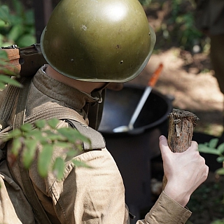 На Моховых прошла военно-историческая реконструкция, посвящённая окончанию Второй мировой войны 2