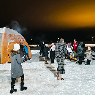 Крещенские купания сильных духом борчан 2