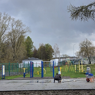 На стадионе "Спартак" кипят работы 1