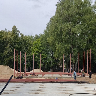 Как продвигается благоустройство в борском парке 4