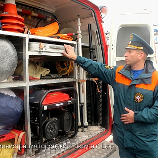 На Бору прошли учения по гражданской обороне 1