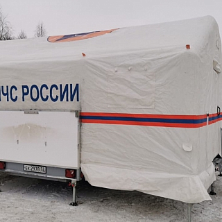 Сотрудниками МЧС развернуты мобильные пункты обогрева на наиболее опасных участках дорог 6