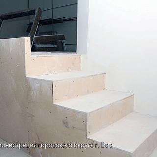 В Кантауровском доме культуры проходит ремонт зрительного зала 1