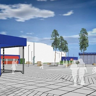 До конца контракта по благоустройству территории около канатной дороги остается меньше месяца 3