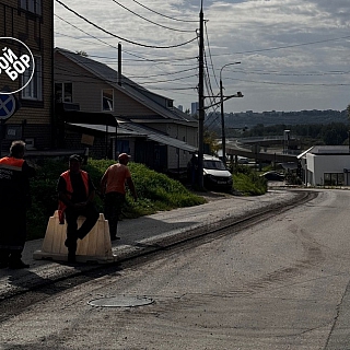 В центре Бора масштабная асфальтоукладочная кампания 2