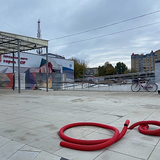 Благоустройство около канатки закончат к ноябрю 2