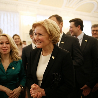 Глеб Никитин представил Ольге Голодец проект ледовой арены на Стрелке 1