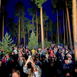 Самая большая дискотека в истории Моховых прошла в День города 2