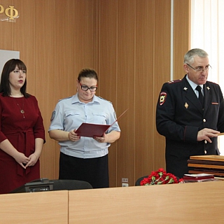 На Бору поздравили участковых уполномоченных полиции 1