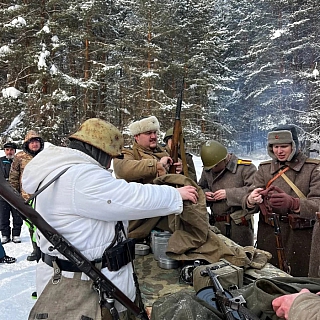 На Моховых горах прошел полевой выход, посвящённый победе Красной Армии в Сталинградской битве 6