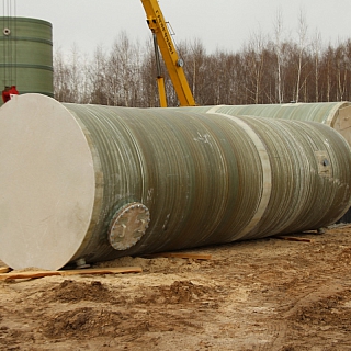 Вблизи д. Красная Слобода начался монтаж оборудования для новых очистных сооружений 4