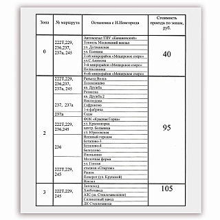1 августа на Бору увеличились цены на проезд 2