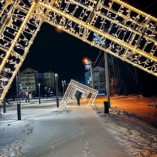 Новогоднее освещение на Бору обещает быть интересным 3