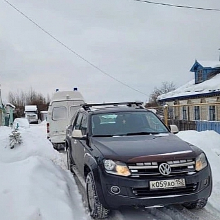 Скорая застряла в сугробе на Бору 1