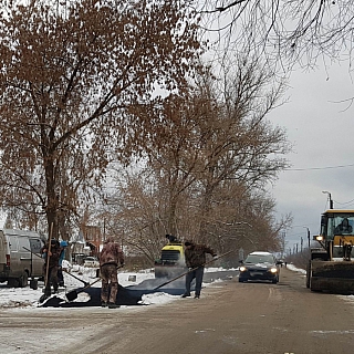 На улице Совхозной делают тротуар 3