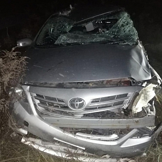 Как "летают" пьяные борские водители 2