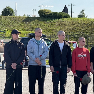 Борские парни отправились на срочную службу в ряды российской армии 6