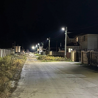 Улица Героя Тупицына отныне с наступлением темноты будет освещена 1