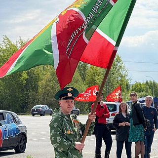 Автопробег в честь дня Победы прошел на Бору! 2