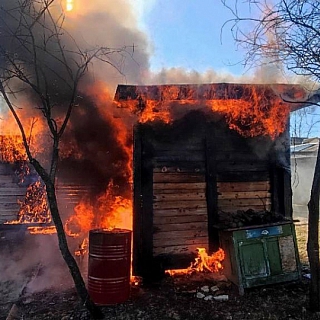 Пожар произошел на ул. Луначарского 5