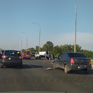 Водитель тотально пьян. Подробности аварии около Борского моста 1