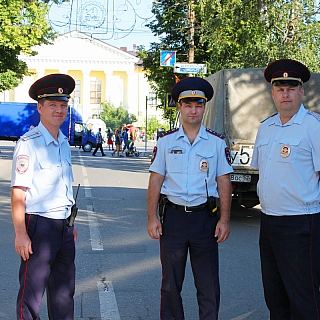 Борские полицейские и дружинники обеспечивали общественный порядок 2